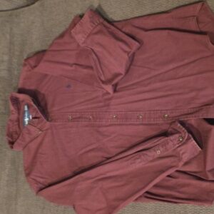 Polo Ralph Lauren XXL long sleeve button down shirt burgundy